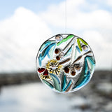 Circle Suncatcher | Gum nuts + blossoms - Small