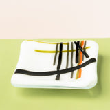 Trinket dish | Stripes on white