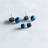 Swirls | Blue Stud earrings