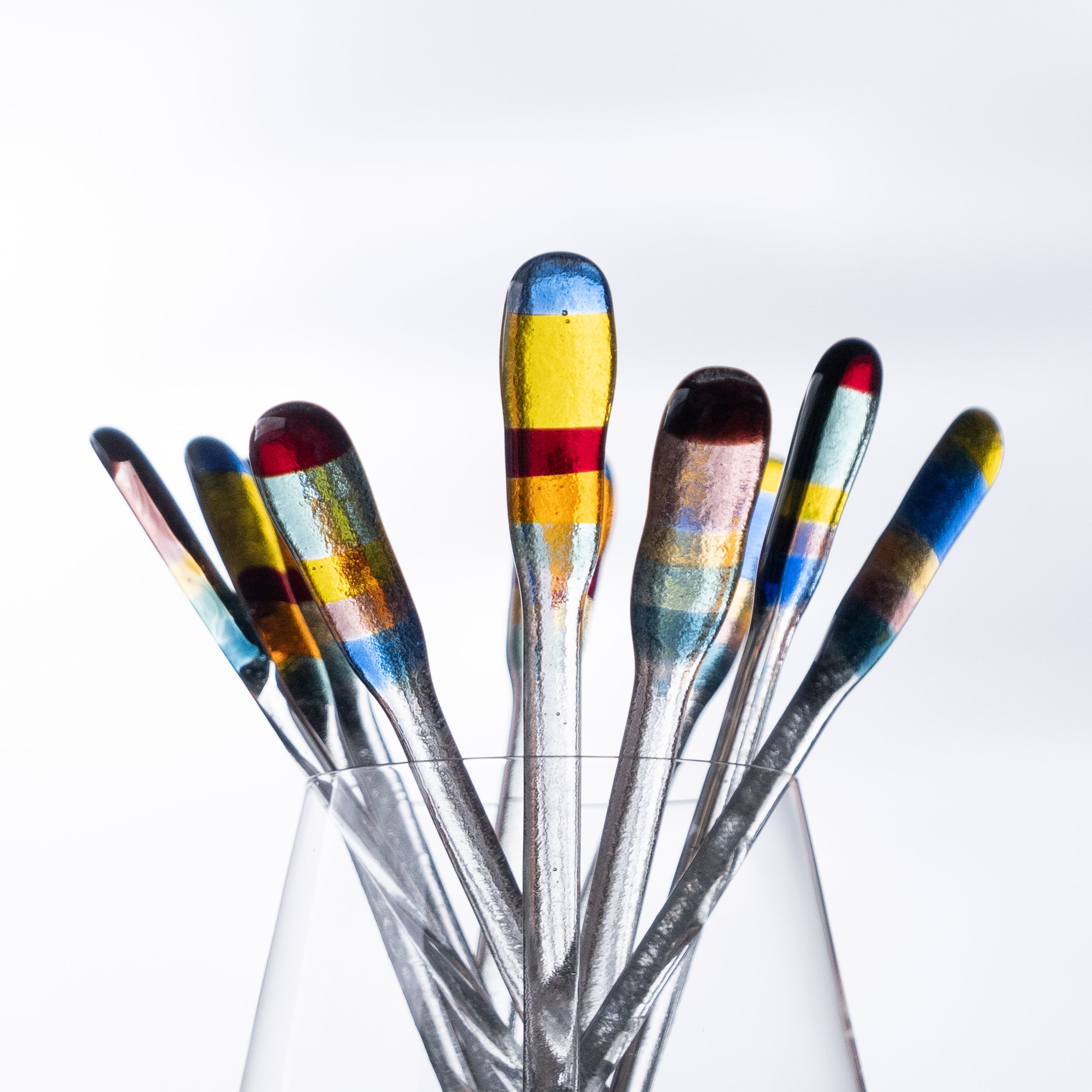 A Fiery Heart Cocktail stirrers Dotted swizzle sticks A FIERY HEART