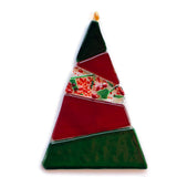 Ornament | Red, Green + White Christmas Tree (large)