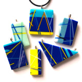 Serious Stripes | Statement Pendants