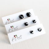 Black & White | Stud earrings