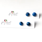 Swirls | Blue Stud earrings
