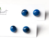 Swirls | Blue Stud earrings