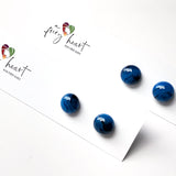 Swirls | Blue Stud earrings