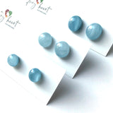 Unicolour | Moody Blue - Stud earrings