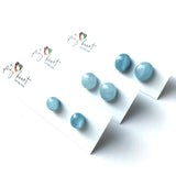 Unicolour | Moody Blue - Stud earrings