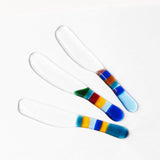 Soft cheese, paté + butter knife | Transparent bold stripes