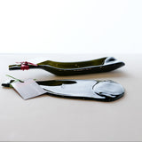 Wine Lover Gift Set | Wine bottle cheese board, deep dish + gift wrap