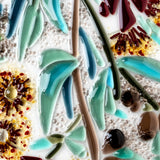 detail of finished, fully fused suncatcher