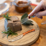 Soft cheese, paté + butter knife | Transparent bold stripes