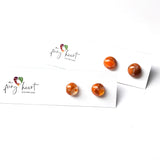 Fun | Mixed ocre - Stud earrings