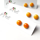 Happy Colours | Orange Stud earrings
