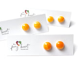 Happy Colours | Orange Stud earrings