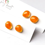 Happy Colours | Orange Stud earrings