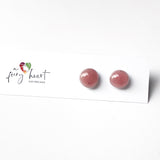 Unicolour | Light purple - Stud earrings