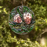 suncatcher casts beautiful colourful shadows