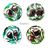 due to the handmade process, each suncatcher will look a little different in composition