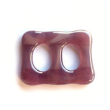 Shirt Buckle + Scarf holder | Uni-colour semi-transparent