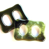 Shirt Buckle + Scarf holder | Uni-colour semi-transparent