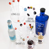 Swizzle sticks | Black Red and White