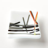 Trinket dish | Stripes on white - Set of 2