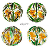 due to the handmade process, each suncatcher will look a little different in composition