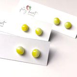Happy Colours | Yellow Stud earrings