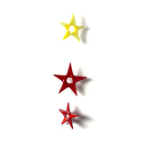 Christmas Wall / Window Decoration | Star Mobile | Yellow, orange and red stars
