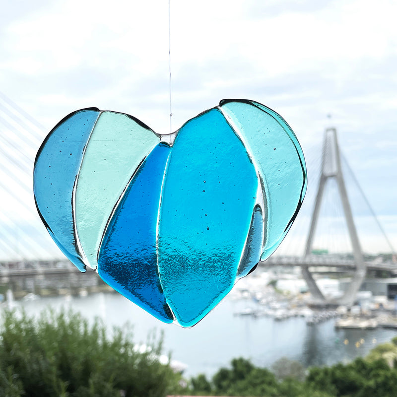 Suncatcher | Aquamarine Love Heart