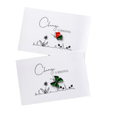 Glass Pebble Card | Change is beautiful