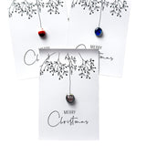Glass Pebble Card | Merry Christmas