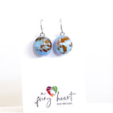 Colour Mix | Blue - drop earrings