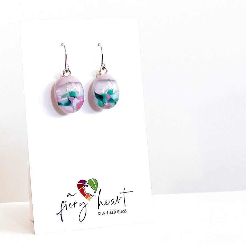 Colour Mix | Pink - drop earrings