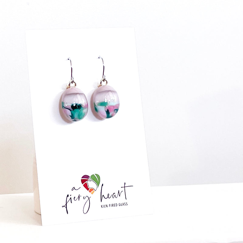 Colour Mix | Pink - drop earrings