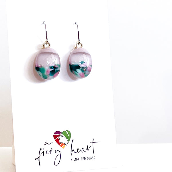 Colour Mix | Pink - drop earrings