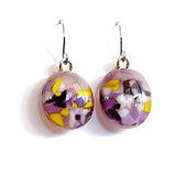 Colour Mix | Purple - drop earrings