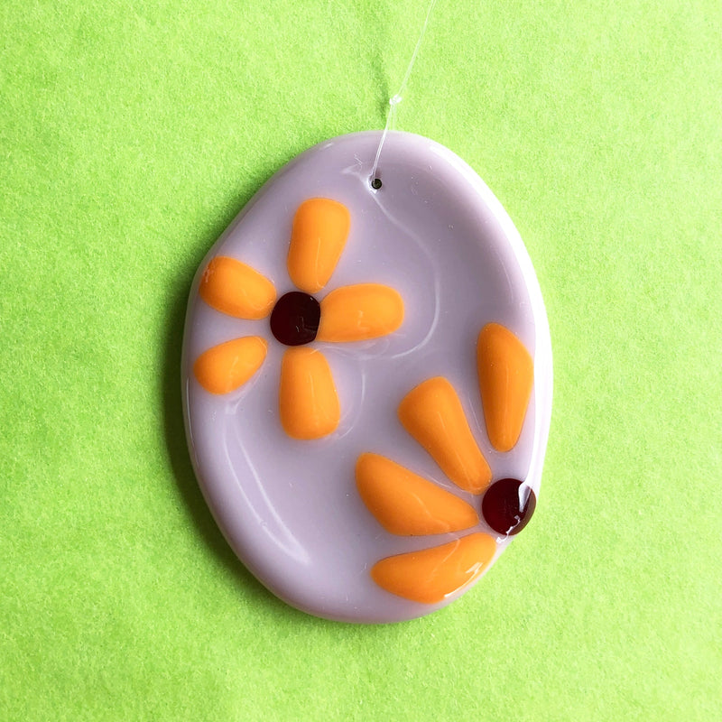 Happy Easter | Flower ornament (various colours)