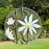 Circle Suncatcher | Flannel Flower - Small