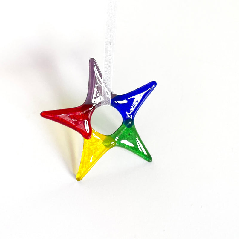 Christmas Ornament | Rainbow Star