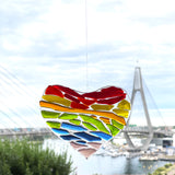 Suncatcher | Rainbow Love Heart