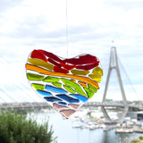 Suncatcher | Rainbow Love Heart