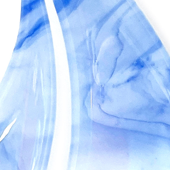 Harbour cruising | White + blue Sailboat - Large