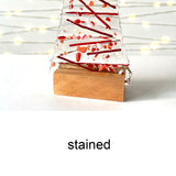 Table-top Ornament | Sprinkled Christmas Tree - red