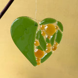 Christmas Ornament | Golden Wattle Heart