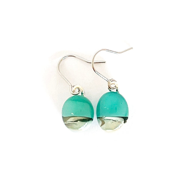 Ocean Essence | Emerald sea drop earrings