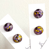 Colour Mix | Purple - Stud earrings