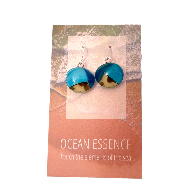 Ocean Essence | Coastal Lagoon drop earrings