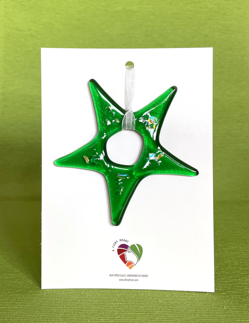 Christmas Ornament | Green Star